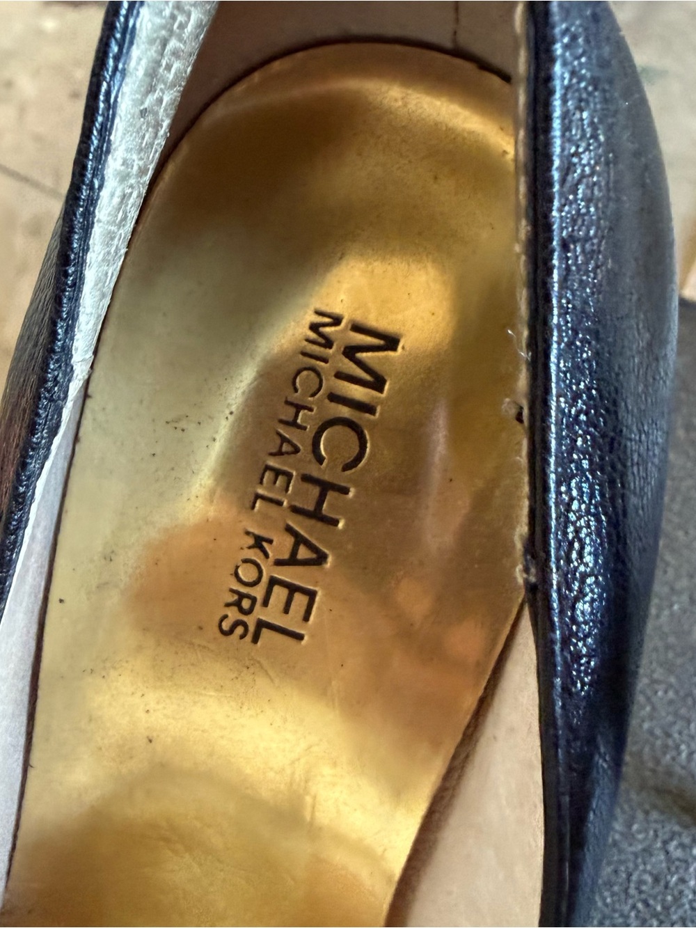 Michael Kors Black Peep-Toe Platform Stilettos - Picture 5 of 5
